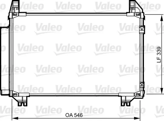 KLİMA RADYATÖRÜ VALEO 814233