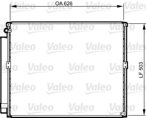 KLİMA RADYATÖRÜ VALEO 814236