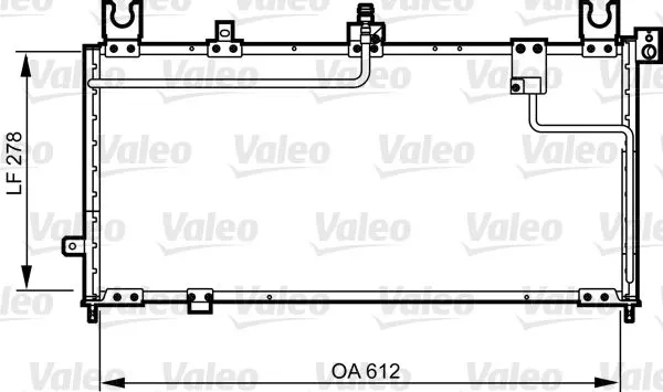 KLİMA RADYATÖRÜ VALEO 814253