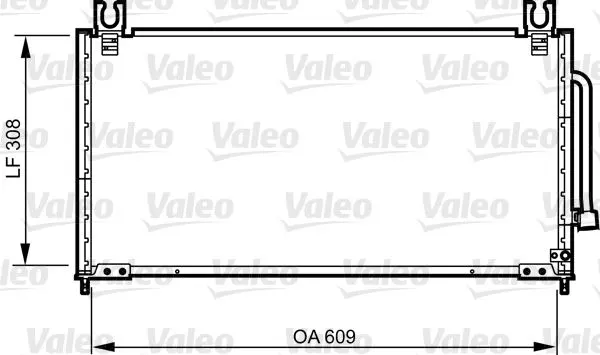 KLİMA RADYATÖRÜ VALEO 814257