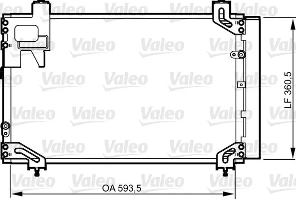 KLİMA RADYATÖRÜ VALEO 814271