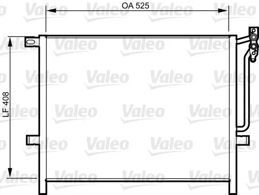 KLİMA RADYATÖRÜ VALEO 814287