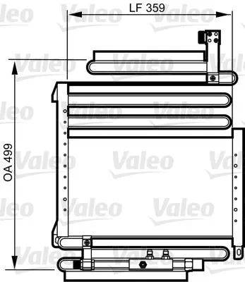 KLİMA RADYATÖRÜ VALEO 814288