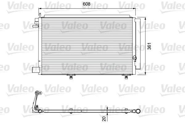 KLİMA RADYATÖRÜ VALEO 814294