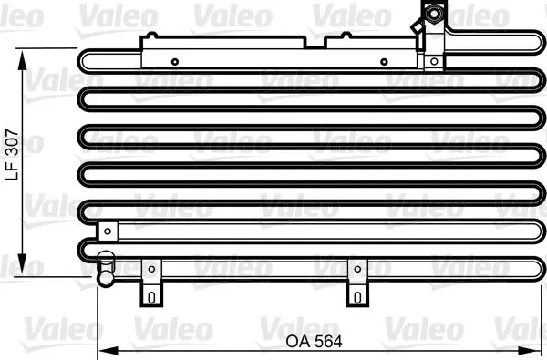 KLİMA RADYATÖRÜ VALEO 814295