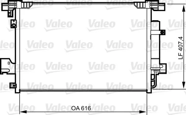 KLİMA RADYATÖRÜ VALEO 814315