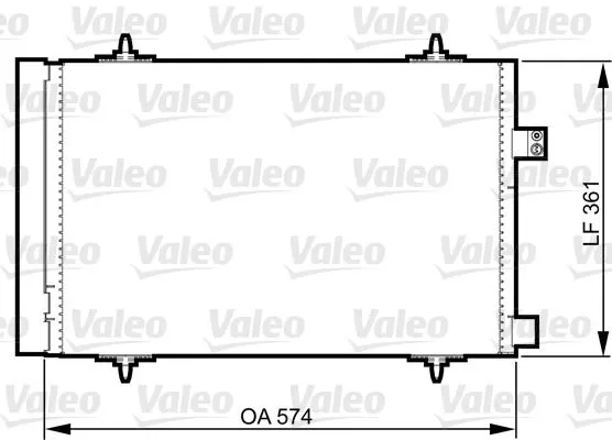 KLİMA RADYATÖRÜ VALEO 814363