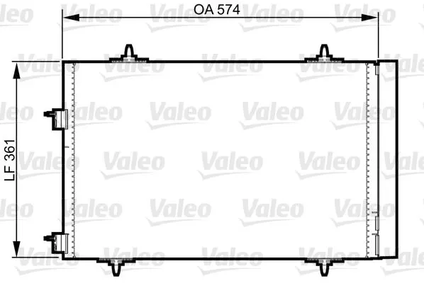 KLİMA RADYATÖRÜ VALEO 814365