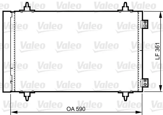 KLİMA RADYATÖRÜ VALEO 814366