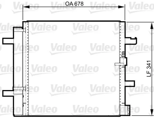 KLİMA RADYATÖRÜ VALEO 814370