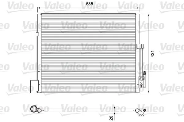 KLİMA RADYATÖRÜ VALEO 814382
