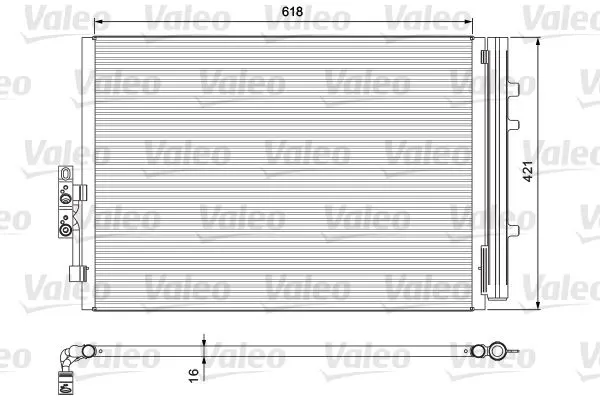 KLİMA RADYATÖRÜ VALEO 814387