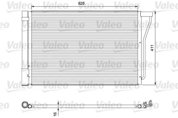 KLİMA RADYATÖRÜ VALEO 814388