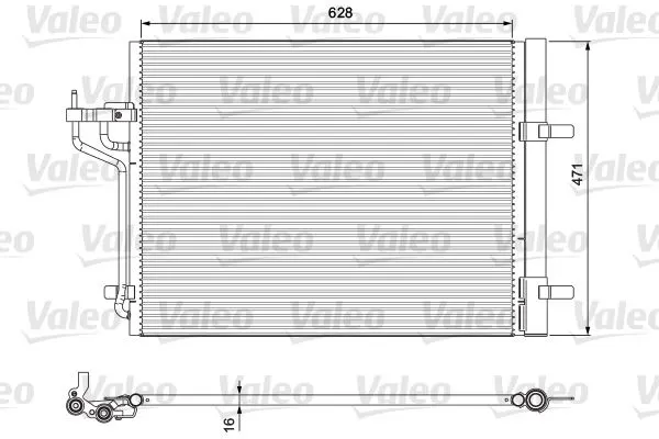 KLİMA RADYATÖRÜ VALEO 814390