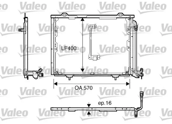 KLİMA RADYATÖRÜ VALEO 816900