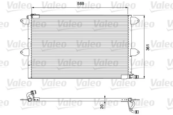 KLİMA RADYATÖRÜ VALEO 816908