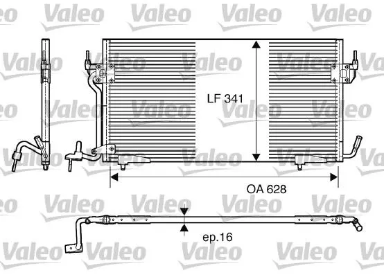 KLİMA RADYATÖRÜ VALEO 817229