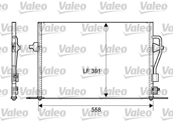 KLİMA RADYATÖRÜ VALEO 817232