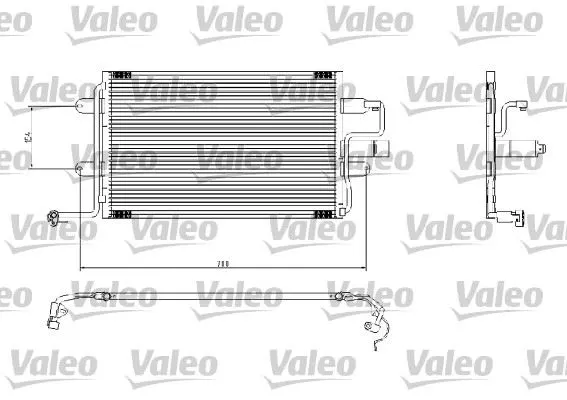 KLİMA RADYATÖRÜ VALEO 817244