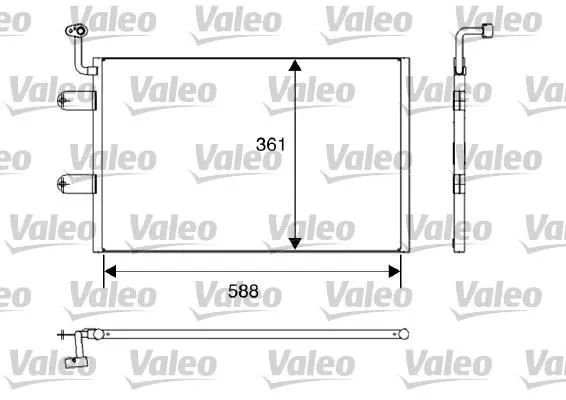 KLİMA RADYATÖRÜ VALEO 817245