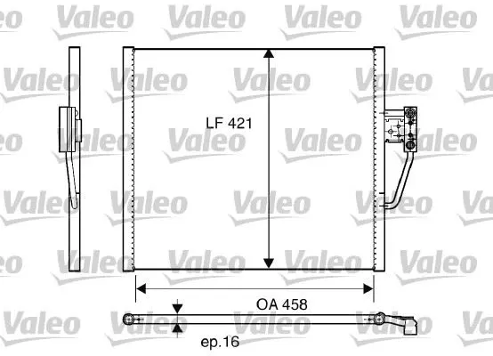 KLİMA RADYATÖRÜ VALEO 817248