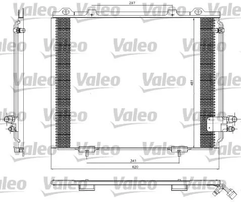 KLİMA RADYATÖRÜ VALEO 817252