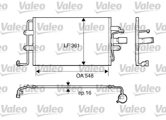 KLİMA RADYATÖRÜ VALEO 817427
