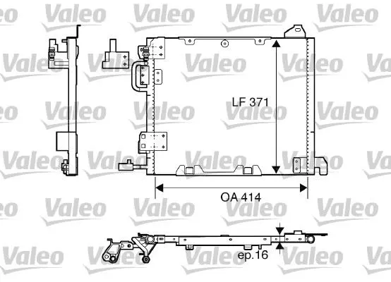 KLİMA RADYATÖRÜ VALEO 817506