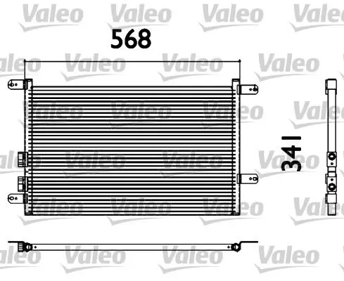 KLİMA RADYATÖRÜ VALEO 817527