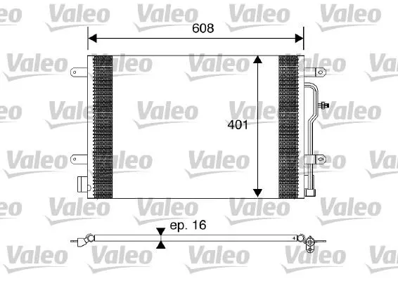 KLİMA RADYATÖRÜ VALEO 817569