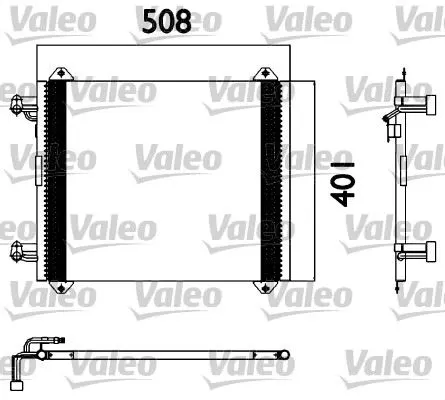 KLİMA RADYATÖRÜ VALEO 817570