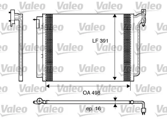 KLİMA RADYATÖRÜ VALEO 817575