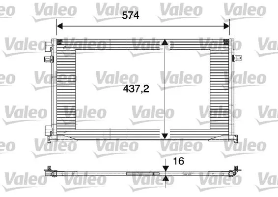 KLİMA RADYATÖRÜ VALEO 817577