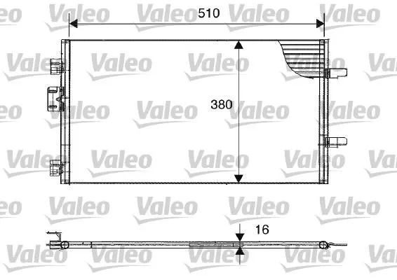 KLİMA RADYATÖRÜ VALEO 817602