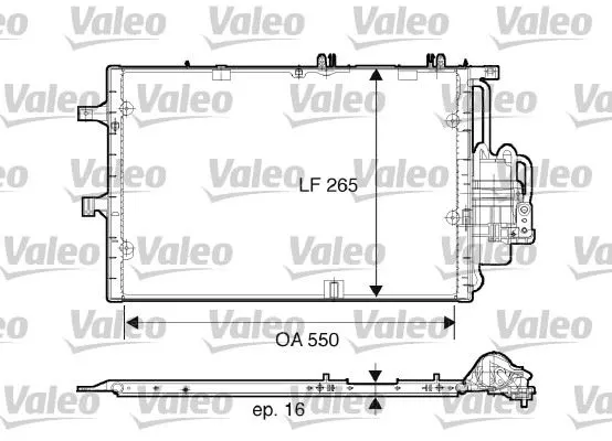 KLİMA RADYATÖRÜ VALEO 817610