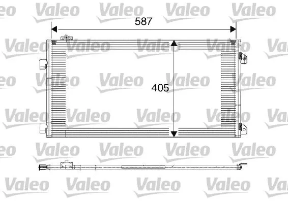 KLİMA RADYATÖRÜ VALEO 817646