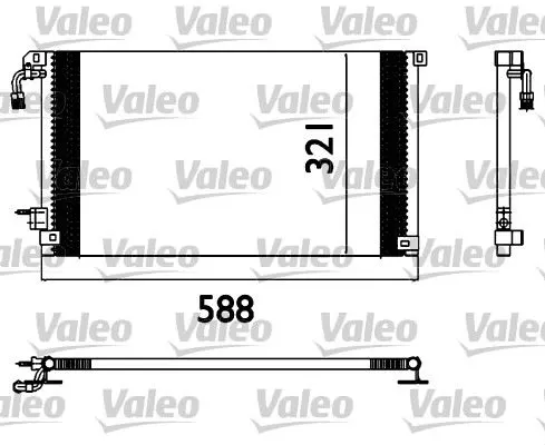 KLİMA RADYATÖRÜ VALEO 817655
