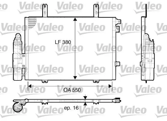 KLİMA RADYATÖRÜ VALEO 817662