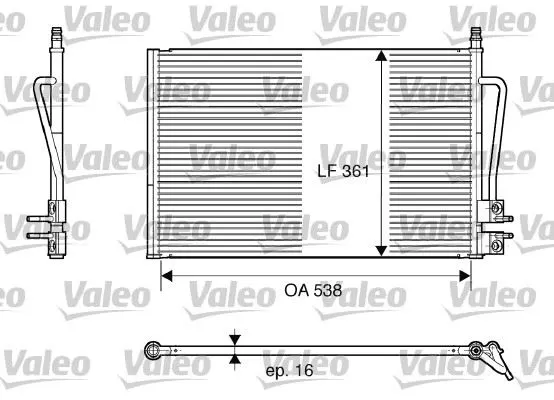 KLİMA RADYATÖRÜ VALEO 817664