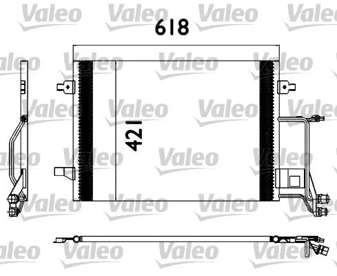 KLİMA RADYATÖRÜ VALEO 817666