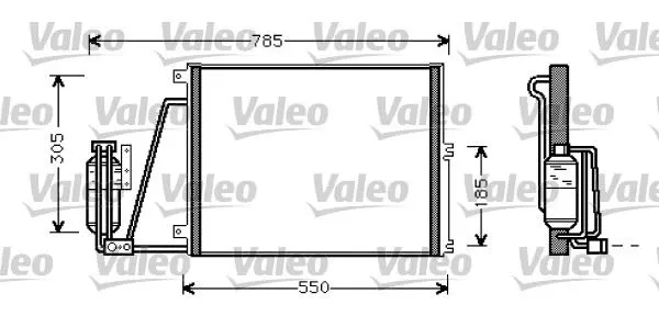 KLİMA RADYATÖRÜ VALEO 817670