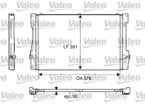KLİMA RADYATÖRÜ VALEO 817675