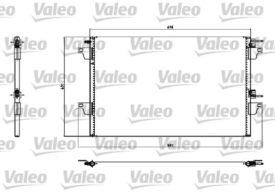 KLİMA RADYATÖRÜ VALEO 817731