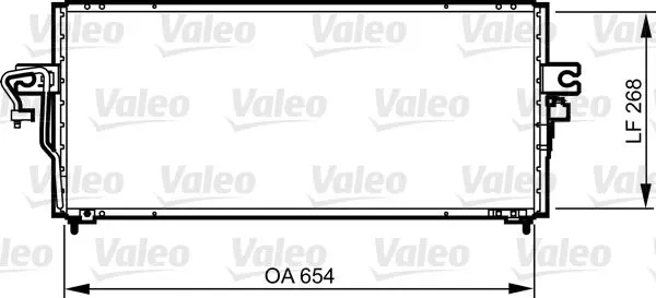KLİMA RADYATÖRÜ VALEO 817792