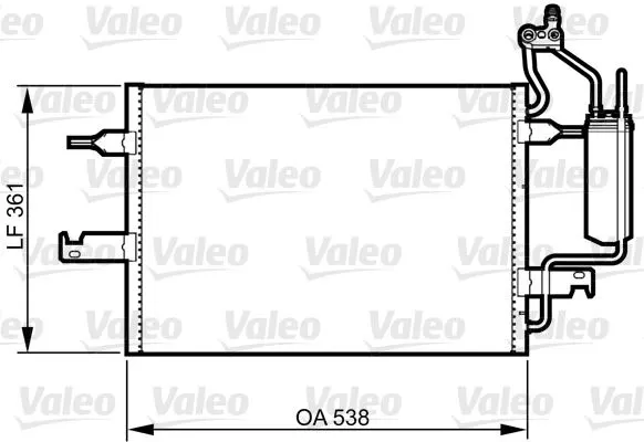 KLİMA RADYATÖRÜ VALEO 817798