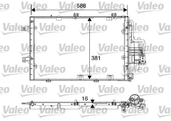 KLİMA RADYATÖRÜ VALEO 817843