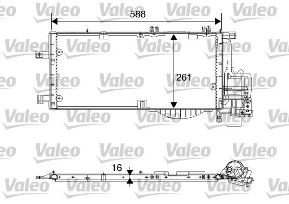 KLİMA RADYATÖRÜ VALEO 817844