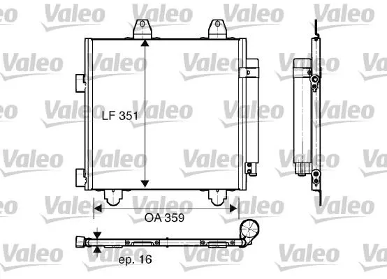 KLİMA RADYATÖRÜ VALEO 818014