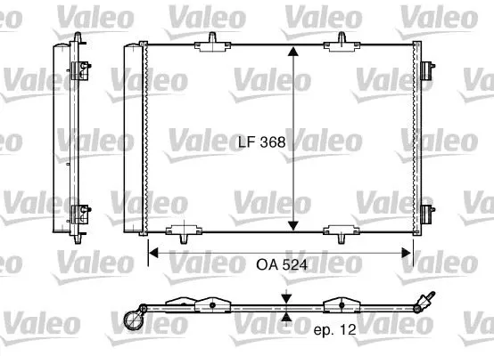 KLİMA RADYATÖRÜ VALEO 818015