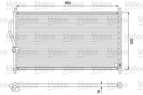 KLİMA RADYATÖRÜ VALEO 818070